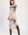 Emory Park Long Sleeve Maxi Dress with Slit