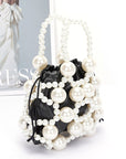 Faux Pearl Petite Convertible Swing Bag