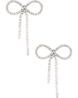 Rhinestone Iconic Bow Tie Earrings