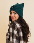 Chill Vibes Soft Ribbed Squared Face Beanie