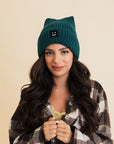 Chill Vibes Soft Ribbed Squared Face Beanie