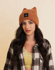 Chill Vibes Soft Ribbed Squared Face Beanie