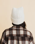 Chill Vibes Soft Ribbed Squared Face Beanie