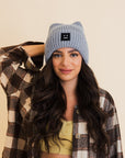 Chill Vibes Soft Ribbed Squared Face Beanie