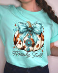 Howdy Fall Western Pumpkin Graphic Tee