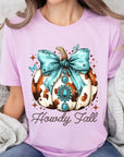 Howdy Fall Western Pumpkin Graphic Tee