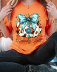 Howdy Fall Western Pumpkin Graphic Tee