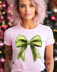 Grinchmas Coquette Bow Graphic Tee