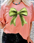 Grinchmas Coquette Bow Graphic Tee