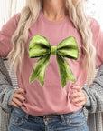 Grinchmas Coquette Bow Graphic Tee