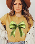 Grinchmas Coquette Bow Graphic Tee