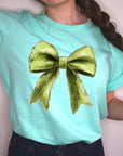 Grinchmas Coquette Bow Graphic Tee