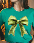 Grinchmas Coquette Bow Graphic Tee