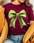 Grinchmas Coquette Bow Graphic Tee