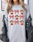 Christmas Highland Cow Graphic Tee