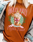 Holly Jolly Christmas Coffee Club Graphic Tee