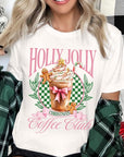 Holly Jolly Christmas Coffee Club Graphic Tee