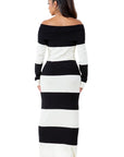 Women's Long Maxi Knit Dress by Claude