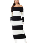 Women's Fashion Long Maxi Knit Dress by Claude