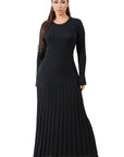 Women's Fashion Knitwear Long Maxi Dress by Claude