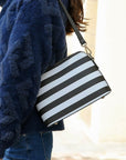 MKF Kimmy Striped Crossbody bag by Mia K