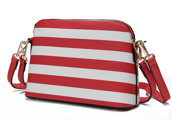 MKF Kimmy Striped Crossbody bag by Mia K