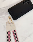 Checkered Crossbody Phone Lanyard