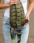 Skyler Quilted Puffer Sling