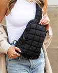 Skyler Quilted Puffer Sling