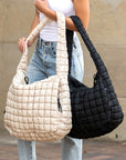 Taylor Quilted Puffer Tote