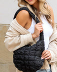 Dale Quilted Puffer Shoulder Bag