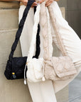 Brinley Quilted Puffer Foldover Crossbody