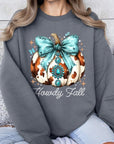 Howdy Fall Western Pumpkin Fleece Sweatshirts