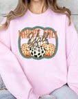 Happy Fall Y'all Graphic Fleece Sweatshirts