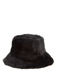 Solid Color Faux Fur Bucket Hat