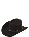 Classic Fedora Hat with Buckle Belt Accent