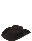 Fedora Hat with Six Rhinestone Stars Accent