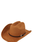 Fedora Hat with Buckle Accent