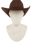 Fedora Hat with Braided Band Accent