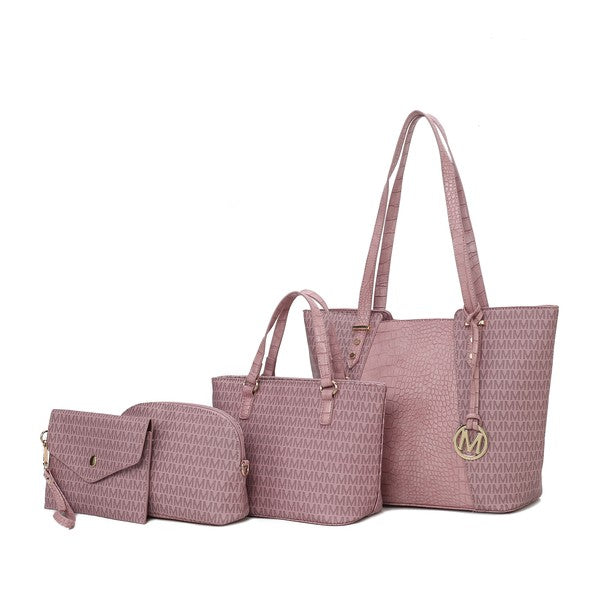 MKF Lippa Signature Crocodile Tote Bag by Mia K