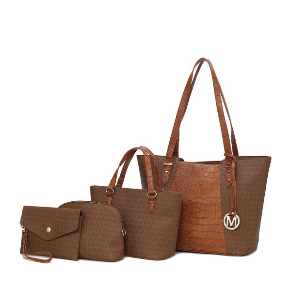 MKF Lippa Signature Crocodile Tote Bag by Mia K