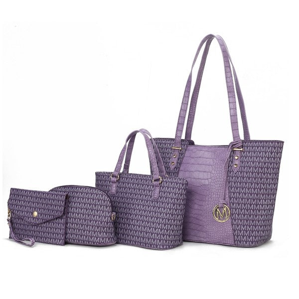 MKF Lippa Signature Crocodile Tote Bag by Mia K