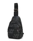 MKF Helaena logo Printed Women Sling Bag by Mia K