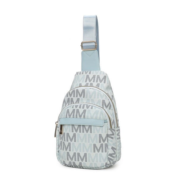 MKF Helaena logo Printed Women Sling Bag by Mia K