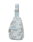 MKF Helaena logo Printed Women Sling Bag by Mia K