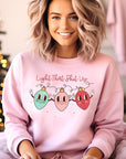 Light That Shit Up Christmas Fleece Sweatshirts