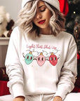 Light That Shit Up Christmas Fleece Sweatshirts