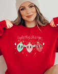 Light That Shit Up Christmas Fleece Sweatshirts