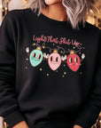 Light That Shit Up Christmas Fleece Sweatshirts