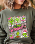 My Day I'm Booked Grinch Fleece Sweatshirts